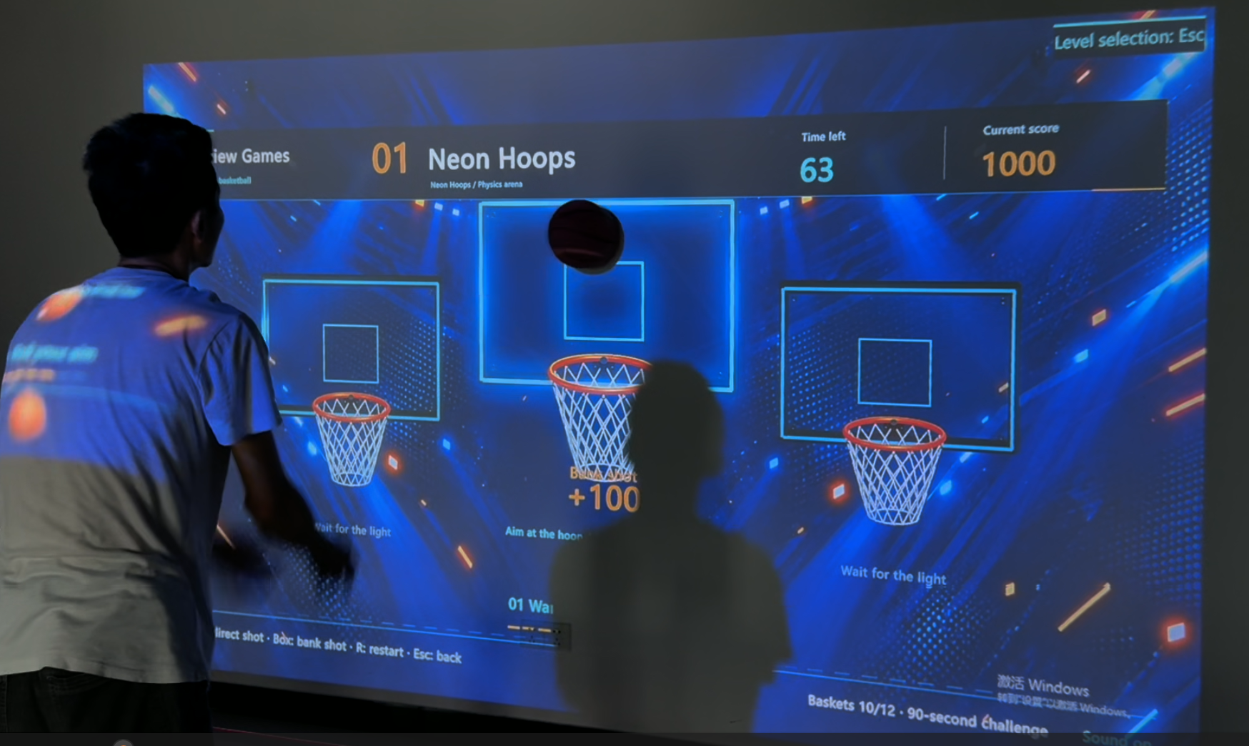 Gloview games-interactive basketball-NetBlast