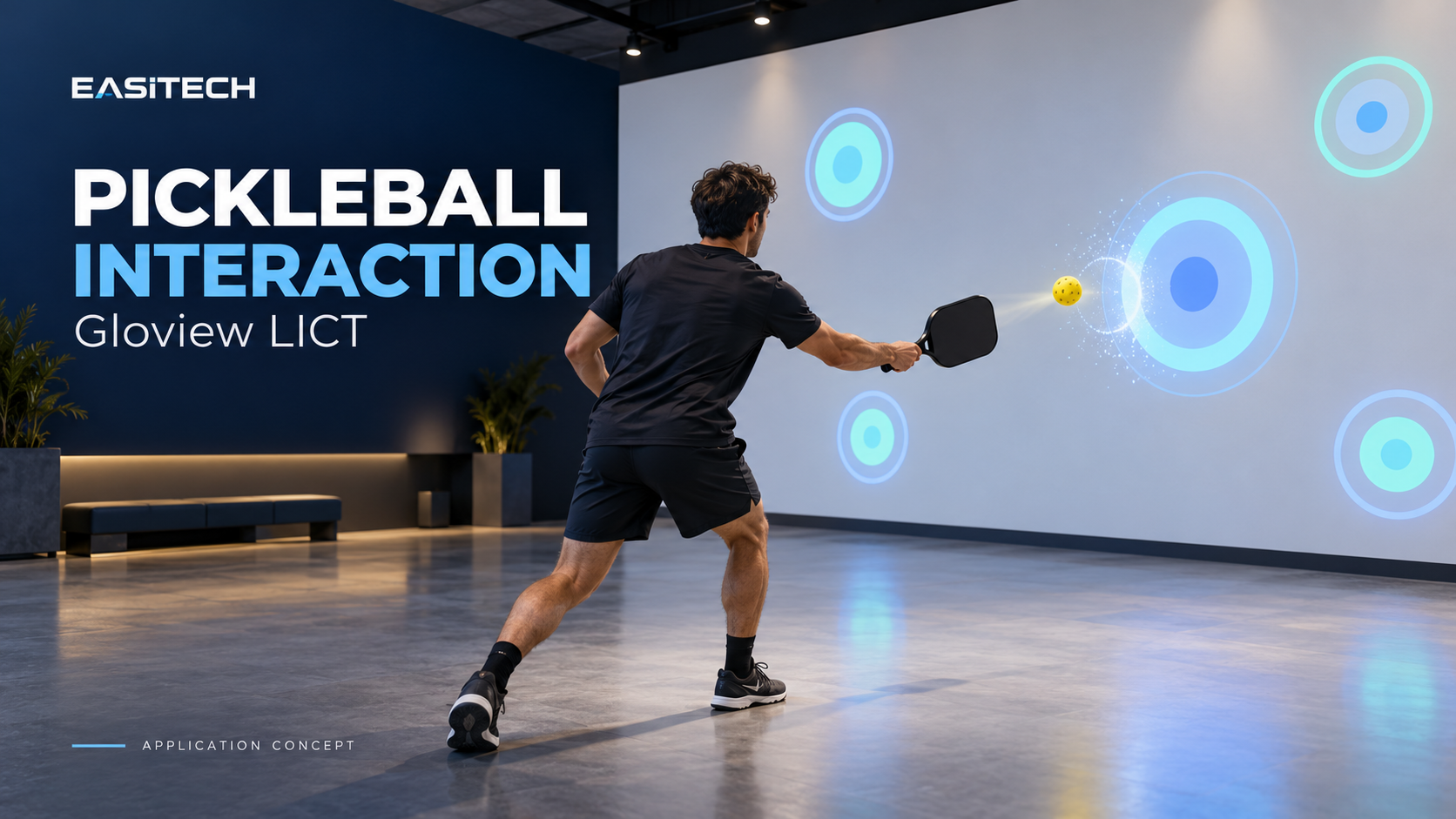 Interactive Pickleball Walls with EASITECH’s Gloview LICT